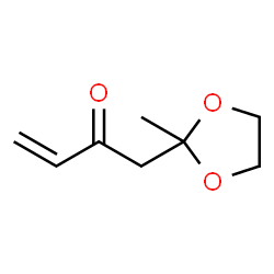 3-Buten-2-one,1-(2-methyl-1,3-dioxolan-2-yl)- Structure