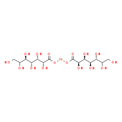 bis[(2xi)-D-gluco-heptonato]iron structure