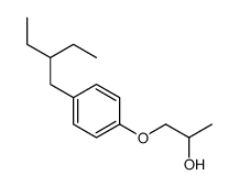 1-[4-(2-ethylbutyl)phenoxy]propan-2-ol Structure