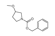 1-N-Cbz-3-甲氧基吡咯烷结构式