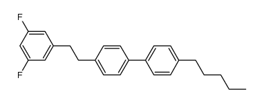 1-(4'-pentylbiphenyl-4-yl)-2-(3,5-difluorophenyl)ethane Structure