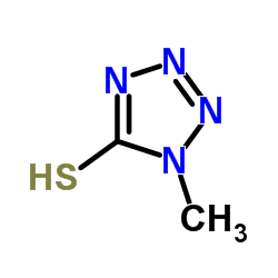 5-巯基-1-甲基四唑(MMT)结构式