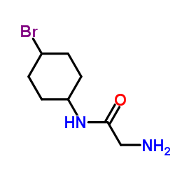 N-(4-Bromocyclohexyl)glycinamide Structure