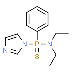 (1H-Imidazol-1-yl)phenyl(diethylamino)phosphine sulfide Structure