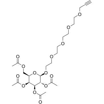 Propargyl-PEG4-tetra-Ac-beta-D-galactose picture