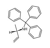 (S)-N-三苯甲基丁-3-烯-2-胺结构式