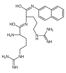 L-Argininamide, L-arginyl-N-2-naphthalenyl- Structure