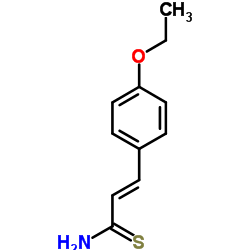 2-Propenethioamide,3-(4-ethoxyphenyl)-(9CI)结构式