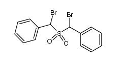 α,α'-dibromodibenzylsulfone结构式