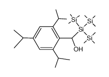 (2,4,6-triisopropylphenyl)tris(trimethylsilyl)silylmethanol Structure