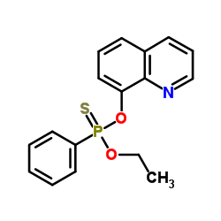 喹硫磷结构式