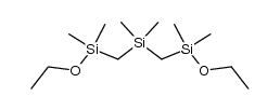 2,6-diethoxy-2,4,4,6-tetramethyl-2,4,6-trisila-heptane Structure