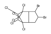 1,2-dibromo-4,5,6,7,8,8-hexachloro-2,3,3a,4,7,7a-hexahydro-4,7-methano-1H-indene Structure