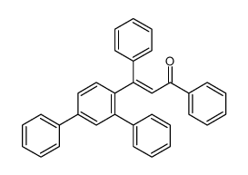 3-(2,4-diphenylphenyl)-1,3-diphenylprop-2-en-1-one Structure