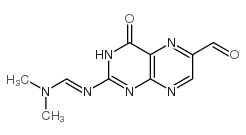 N'-(6-formyl-4-oxo-1H-pteridin-2-yl)-N,N-dimethylmethanimidamide 结构式