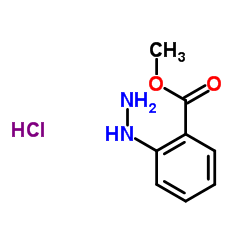 2-肼基苯甲酸甲酯盐酸盐结构式