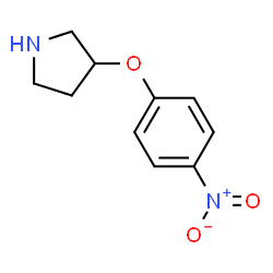 3-(S)-(4-NITROPHENOXY)PYRROLIDINE结构式