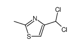 4-dichloromethyl-2-methylthiazole Structure