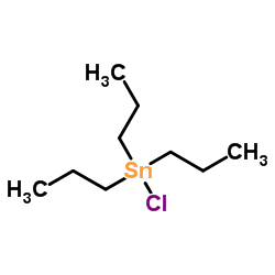 Chloro(tripropyl)stannane Structure