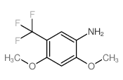 2,4-Dimethoxy-5-(trifluoromethyl)aniline Structure