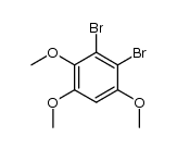 5,6-dibromo-1,2,4-trimethoxybenzene Structure