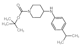 TERT-BUTYL 4-(4-ISOPROPYLANILINO)TETRAHYDRO-1(2H)-PYRIDINECARBOXYLATE structure