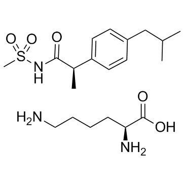 Reparixin L-lysine salt Structure