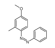 (4-methoxy-2-methylphenyl)-phenyldiazene结构式