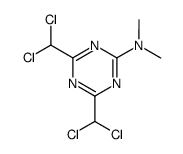 (bis-dichloromethyl-[1,3,5]triazin-2-yl)-dimethyl-amine结构式