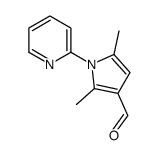 2,5-二甲基-1-吡啶-2-基-1H-吡咯-3-甲醛结构式