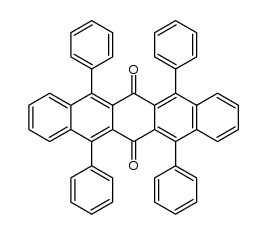 5,7,12,14-tetraphenylpentacene-6,13-quinone Structure