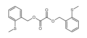 bis-[2-(methylthio)benzyl] oxalate Structure