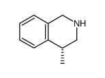 (S)-4-甲基-1,2,3,4-四氢异喹啉盐酸盐结构式