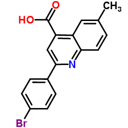 2-(4-BROMOPHENYL)-6-METHYLQUINOLINE-4-CARBOXYLIC ACID picture