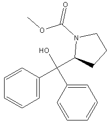 (R)-(+)-N-CARBOMETHOXY-ALPHA, ALPHA-DIPHEN YL-2-PYRROLIDINEMETHANOL picture