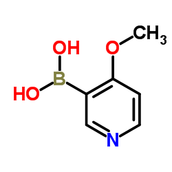 (4-Methoxy-3-pyridinyl)boronic acid structure