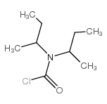 BIS(1-METHYLPROPYL)CARBAMIC CHLORIDE Structure