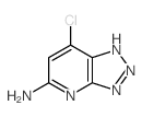 2-chloro-5,7,8,9-tetrazabicyclo[4.3.0]nona-2,4,6,8-tetraen-4-amine structure