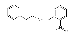 N-[(2-nitrophenyl)methyl]-2-phenylethanamine structure