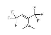 [(E)-1,1,1,4,4,4-hexafluorobut-2-en-2-yl]-dimethylarsane Structure