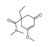 3-Cyclohexene-1-carboxamide,1-ethyl-3-methoxy-N,N-dimethyl-5-oxo-(9CI)结构式