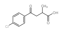 3-(p-chlorobenzoyl)-2-methylpropionic acid Structure