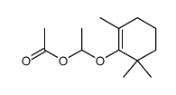 Acetic acid 1-[(2,6,6-trimethyl-1-cyclohexen-1-yl)oxy]ethyl ester structure