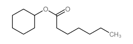 cyclohexyl heptanoate Structure