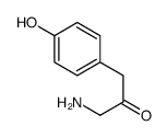 1-amino-3-(4-hydroxyphenyl)propan-2-one Structure