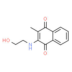 2-(2-HYDROXYETHYLAMINO)-3-METHYLNAPHTHALENE-1,4-DIONE picture