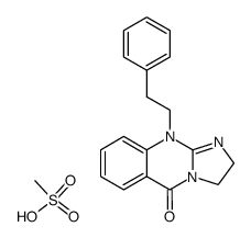 10-phenethyl-2,3-dihydroimidazo[2,1-b]quinazolin-5(10H)-one methanesulfonate Structure