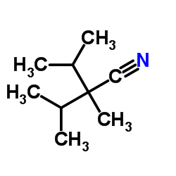 2,2-Bis(isopropyl)propionitrile Structure