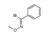 N-methoxybenzenecarboximidoyl bromide Structure