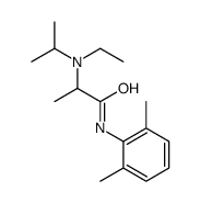 N-(2,6-dimethylphenyl)-2-[ethyl(propan-2-yl)amino]propanamide结构式